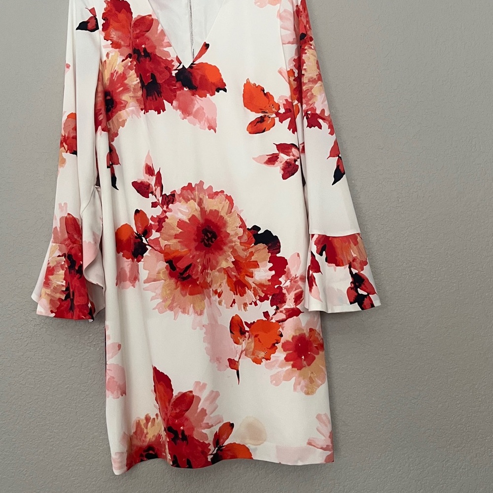 Calvin Klein Floral V-Neck Sundress - Picture 5 of 7